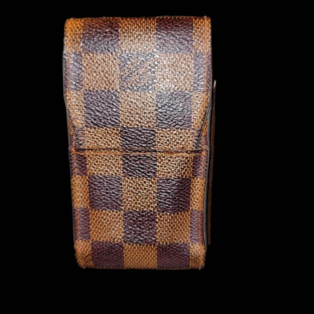 Louis Vuitton Tobacco Carry Case Damier Ebene Authentic
